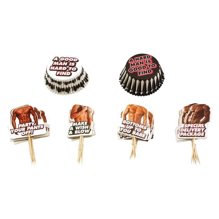Bachelorette Party Cupcake Wrappers - Hot Bod Style - 24 N2