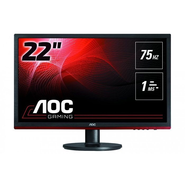 AOC G2260VWQ6 Gaming 21.5'' LCD Monitor, Black N3