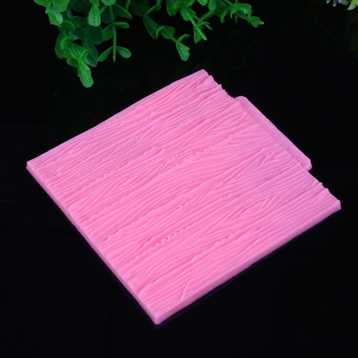 Viris Tote Trumpet Tree Bark Silicone Fondant Mold Cake Decorating Mold N7