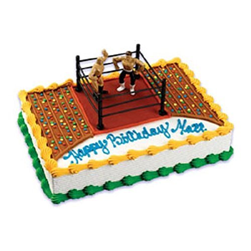 Oasis Supply Company Cake Decorating Kit, Wrestler and Wrestling Ring Birthday