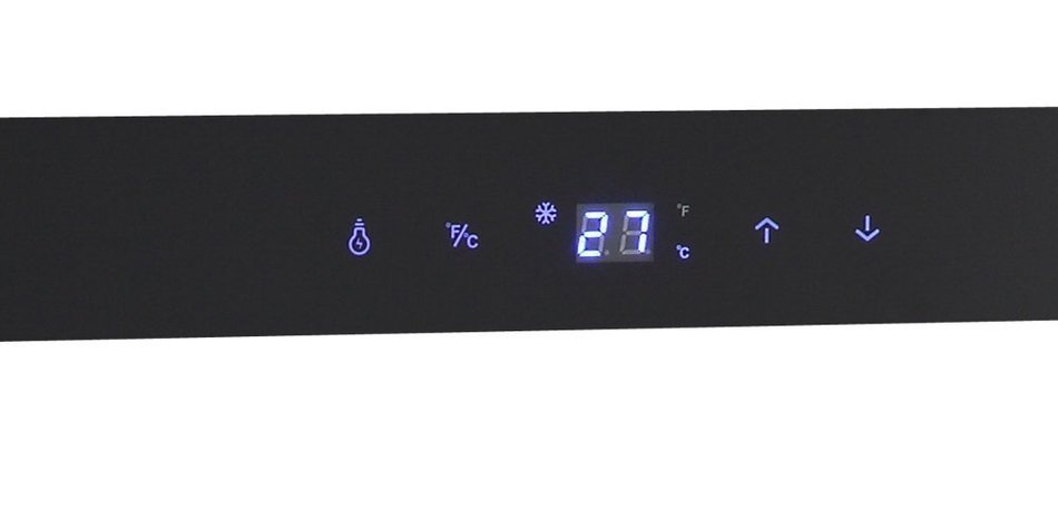SMAD 35 Bottle Freestanding Compressor Wine Cooler,Black N3