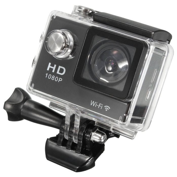 CAMTOA FHD Sports Action Camera Waterproof WIFI 12MP 1080P Action Camera with Carrying Box, Waterproof Housing... N5