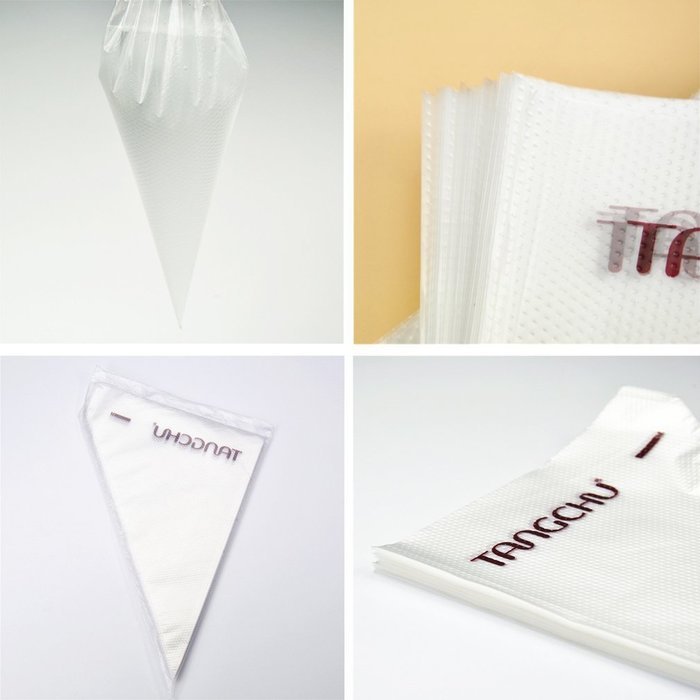 TANGCHU 14" Pastry Bags 100 PCS Disposable Decorating Piping Icing Bags N5