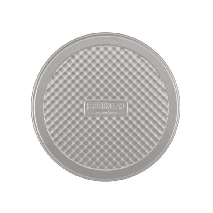 Premium Cake Boss 3 Piece Silver Non Stick Round Baking Pan and Kitchen Tools Set N3