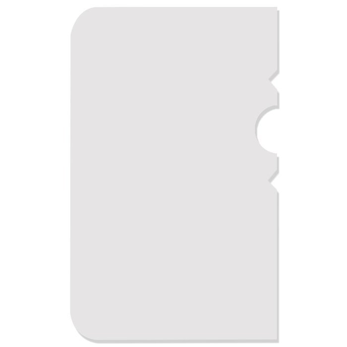 Knights Bridge Global Local PME Patterned Edge Plastic Side Scrapers, Set of 4 N5