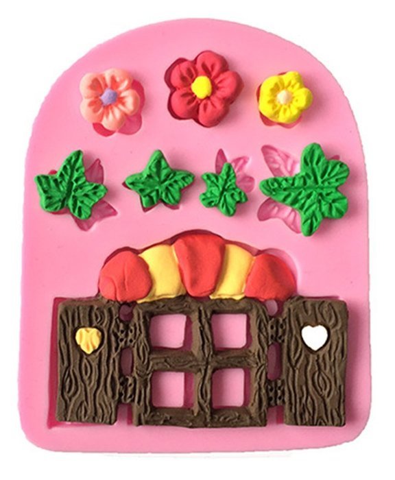 GogoForward DIY Silicone Fondant Mould Cake Decoration Chocolate Cutter Mold (Mushroom Snail Style) N8
