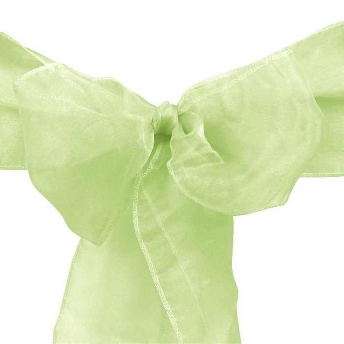 LinenTablecloth Organza Sash (10-Piece) Eggplant N9