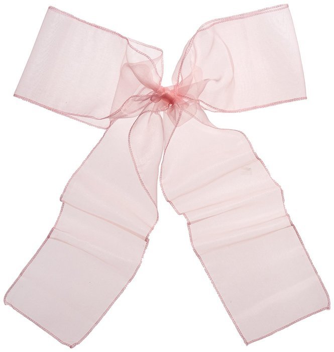 LinenTablecloth Organza Sash (10-Piece) Eggplant N11