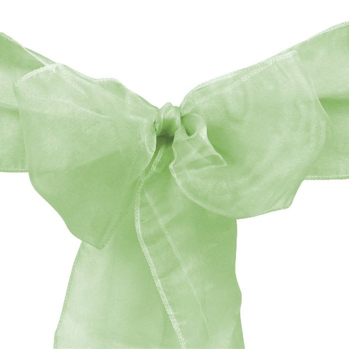 LinenTablecloth Organza Sash (10-Piece) Eggplant N12