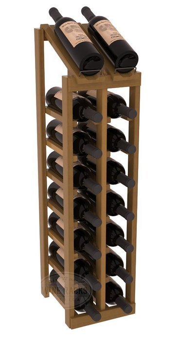 Wine Racks America Redwood 2 Column 8 Row Display Top Kit. 13 Stains to Choose From! N14