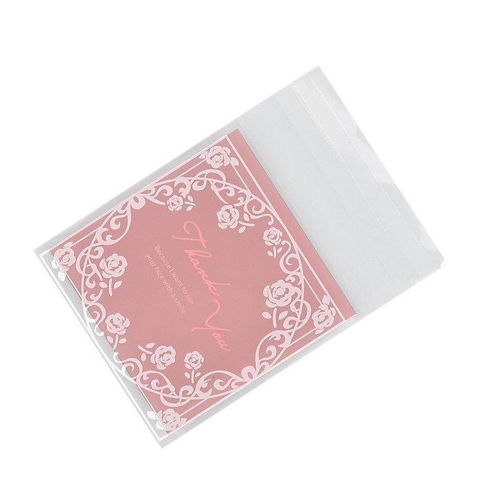 CreazyDog&reg; 100 PCS OPP Bags Lovely Cake with a bow Design Gift Bags N2