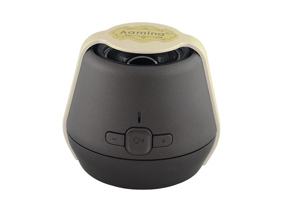 Aamina Wereless Bluetooth Subwoofers Card Small Speaker (Glod) N2