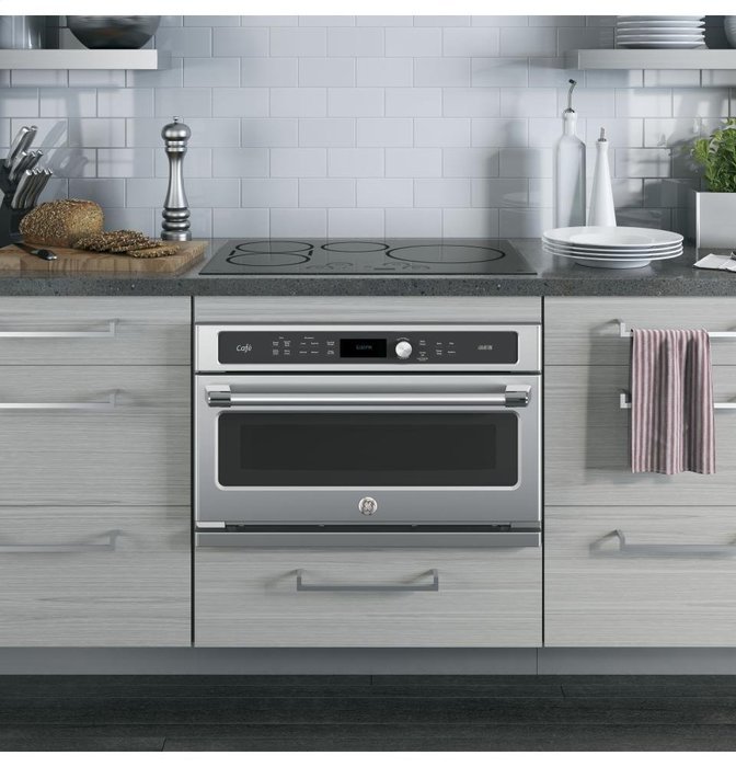 GE Cafe CSB9120SJSS 30" Single Wall Oven N2