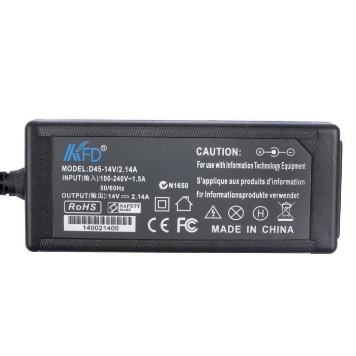 KFDtech 14V 2.14A AC Charger for Select 23-Inch Samsung Syncmaster Monitor N3