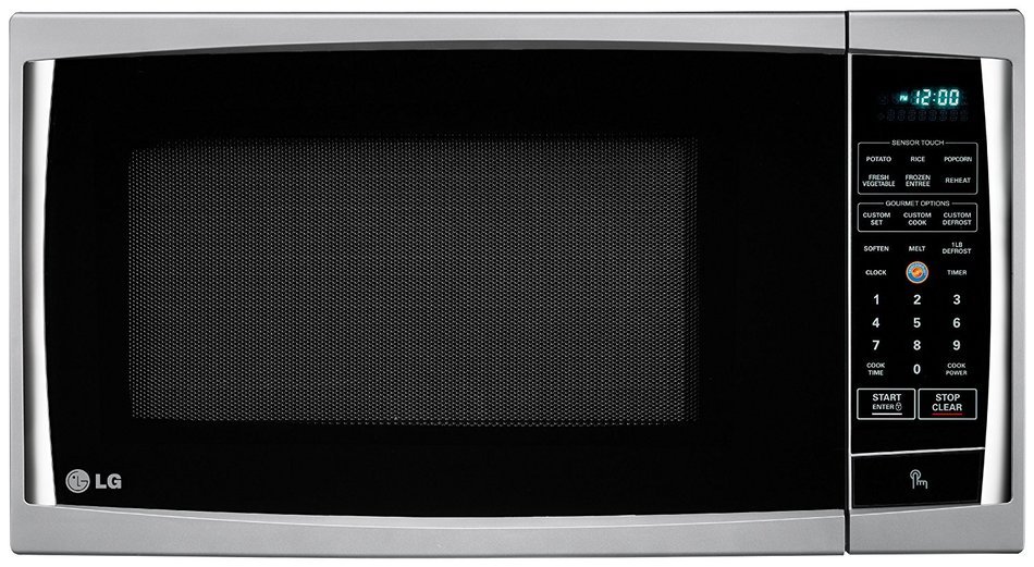 LG LCRT1510SV 1.5 Cu Ft Counter Top Microwave Oven With True Cook Plus and EZ Clean Oven, Silver Color N2