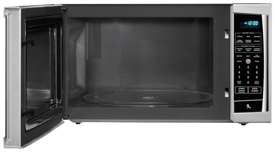 LG LCRT1510SV 1.5 Cu Ft Counter Top Microwave Oven With True Cook Plus and EZ Clean Oven, Silver Color N3