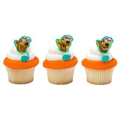 Scooby Doo Cupcake Rings - 24 ct