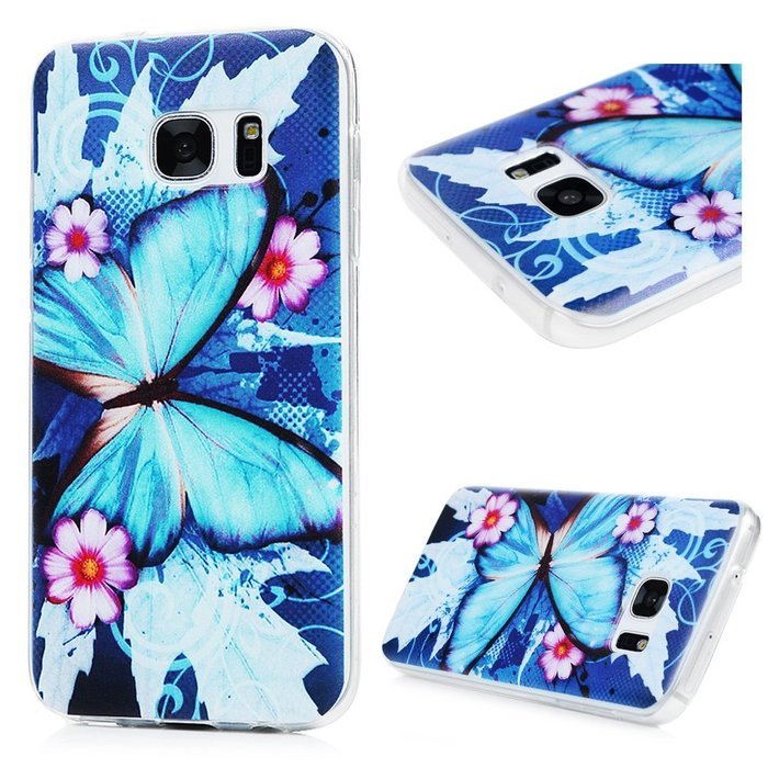 Badalink Galaxy S7 TPU Case Shockproof Soft TPU Flexible Easy Grip Rubber Bumper Slip Resistant Protective Colorful... N47