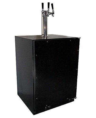 Marvel Built-In Kegerator - X-CLUSIVE Premium 1 Faucet Home Brew Keg Tapping Kit - Overlay Door N7