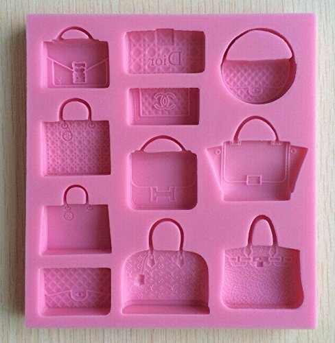 Anyana 3D Brand Bag Forma De Silicone Fondant Cake Tools Chocolate Mold Bakeware Coziha Cake Decorating Pastry... N4