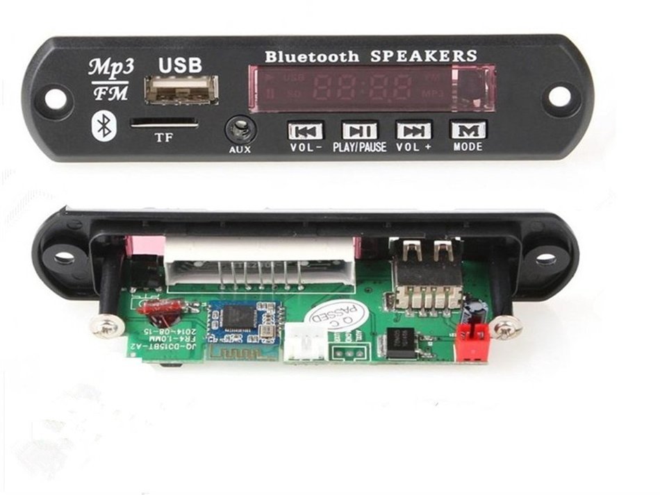 Yosoo Car Audio Bluetooth USB TF MP3 WMA Decoder Board 12V Wireless Audio Module N7