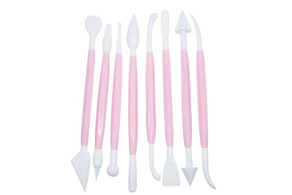 Bilipala Fondant Quilting Tools Set, 8pcs Plastic Molding Tools