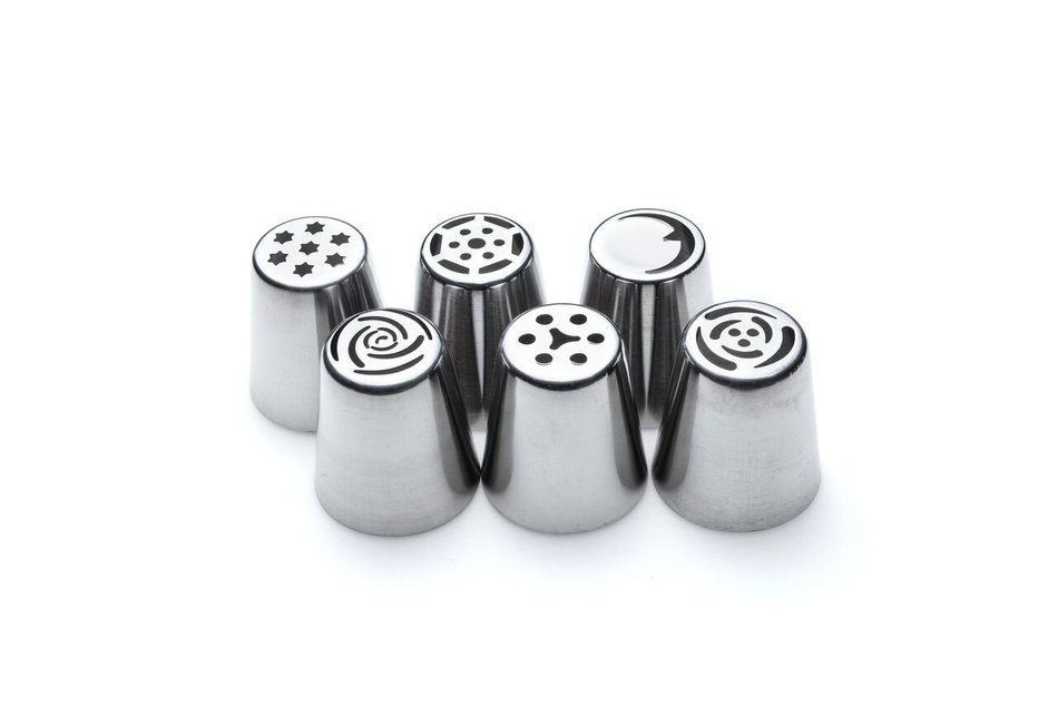 12PCS/Set Cake Decorating Tips Nozzles with Storage Box - Pastry Frosting Icing Russian Piping Tips - Sugarkraft... N3