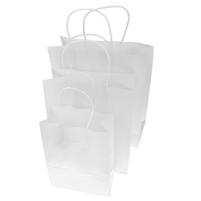 Bright Paper Party Gift Bags With Handles Birthday Wedding Loot Candy Shopping Retail Bag Pouches - Brown, 22... N29