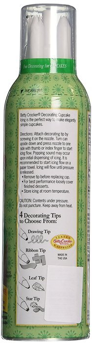 Betty Crocker Cupcake Icing Meadow Green N4