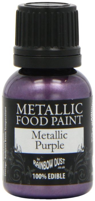 1 X Metallic Purple Food Paint N6