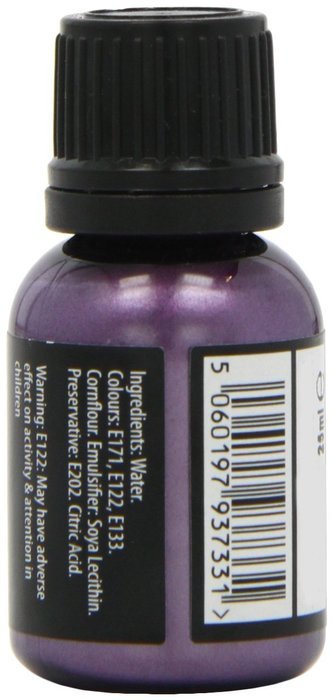 1 X Metallic Purple Food Paint N7