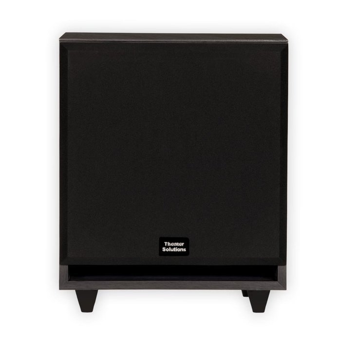 Theater Solutions SUB10F 350 Watt Home Theater Subwoofer (Black) N3
