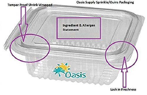 Oasis Supply Rainbow Jimmies/Sprinkles, 7-Ounce N2