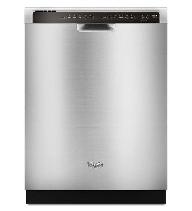Whirlpool WDF530PAYB 530 24" Black Full Console Dishwasher - Energy Star