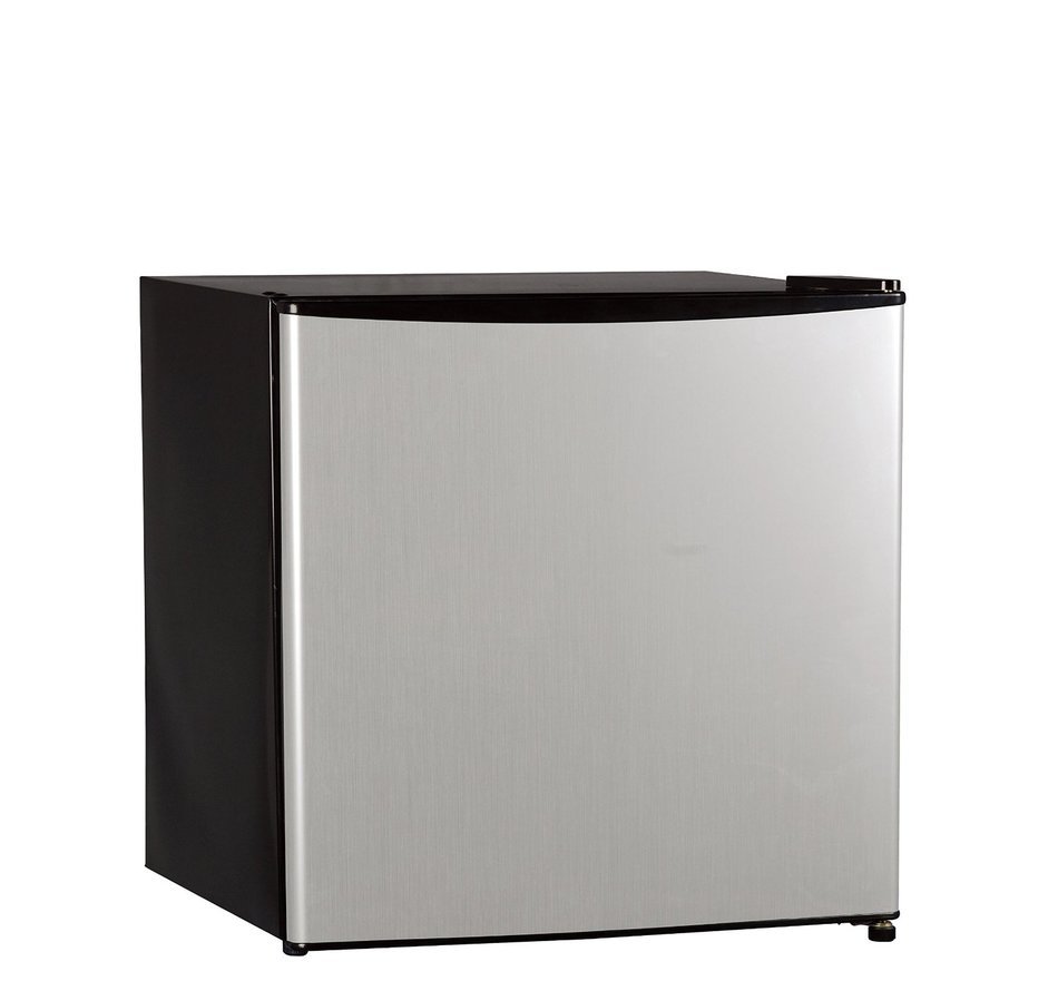 Midea WHS-65LB1 Compact Single Reversible Door Refrigerator and Freezer, 1.6 Cubic Feet, Black N9