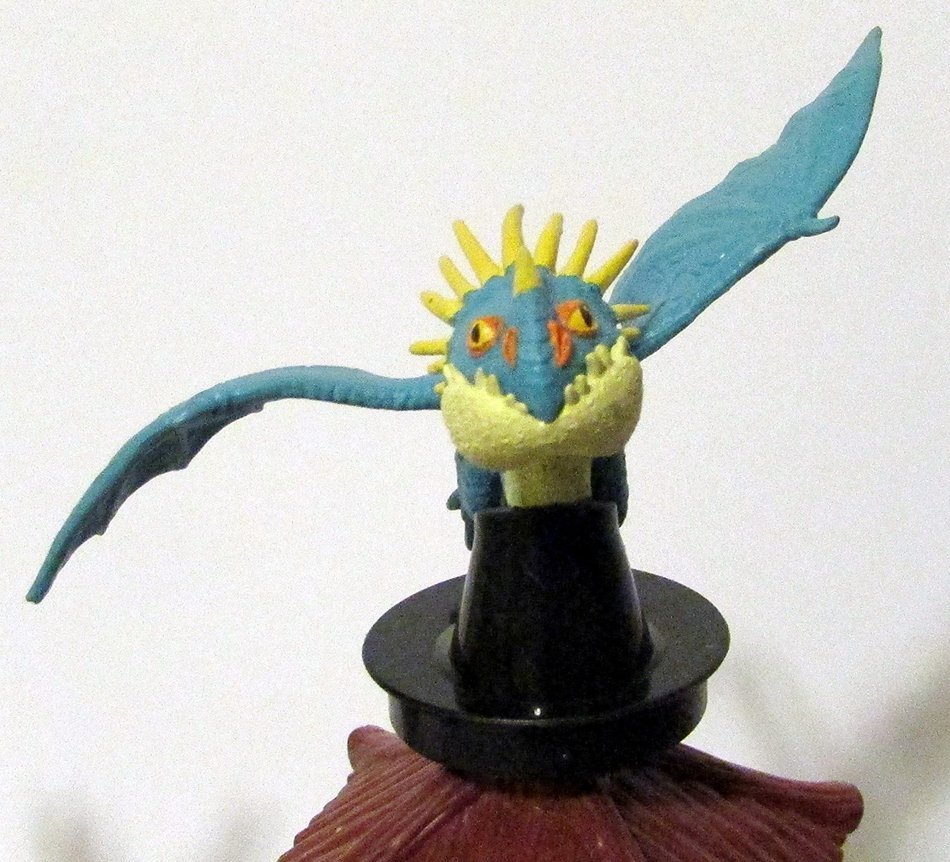 How To Train Your Dragon 20 Piece Birthday Cake Topper Set Featuring Toothless Night Fury, Monstrous Nightmare... N7
