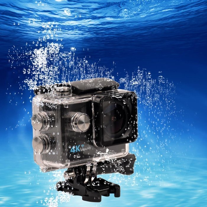 Kickoff 4K Sport Action Camera 2 inch Wi-Fi Sensor Sports & Action Camera 1080P Wrist 2.4G Wireless Portable for... N13