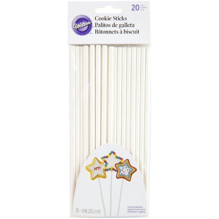 Wilton 6-Inch Cookie Sticks Mega Pack, 60-Count