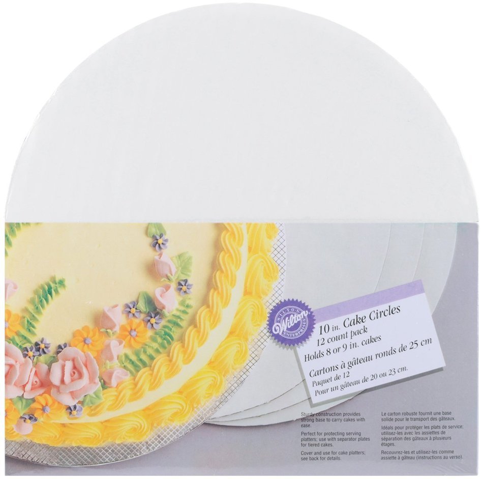 Wilton 10-Inch Cake Circle, 12-Pack N9