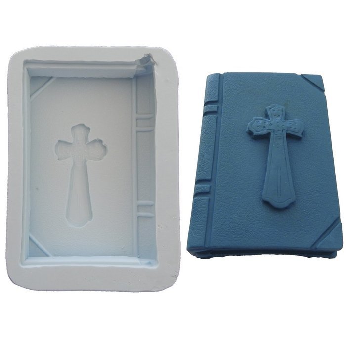 Silicone Molds Conmunion Book Cake Decorating Fondant Gumpaste Supply M4664 By Ok Molds