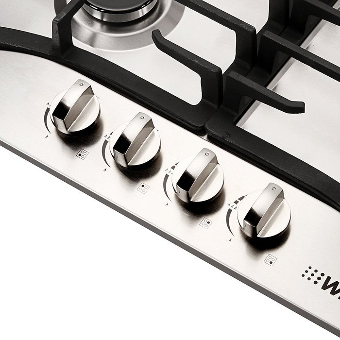 WindMax&reg; 23" Stainless Steel 4 Burner Built-In Stoves LPG/NG Gas Cooktops Cooker N5