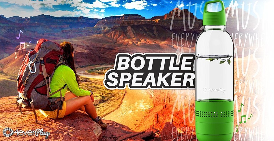 Music Bottle Speaker - Bluetooth and TF Card Mode of Playing [Assorted Colours] N3