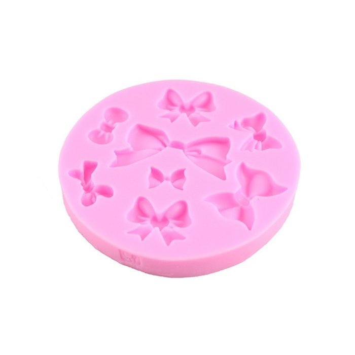 Bowknots Silicone Fondant Cake Mold Home Kitchen Bake Tool Cake Decoration N3