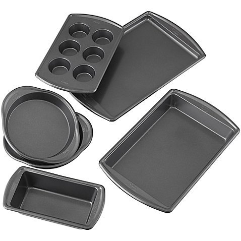 Wilton Advance - Select Nonstick 6-Piece Bakeware Set in Gunmetal N4
