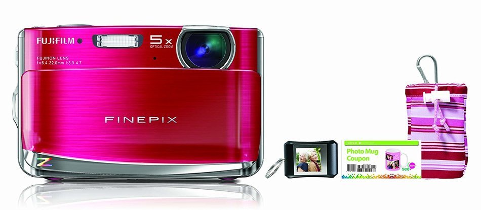 Fujifilm FinePix Z70 12 MP Digital Camera with 5x Optical Zoom and 2.7-Inch LCD (Blue) N9