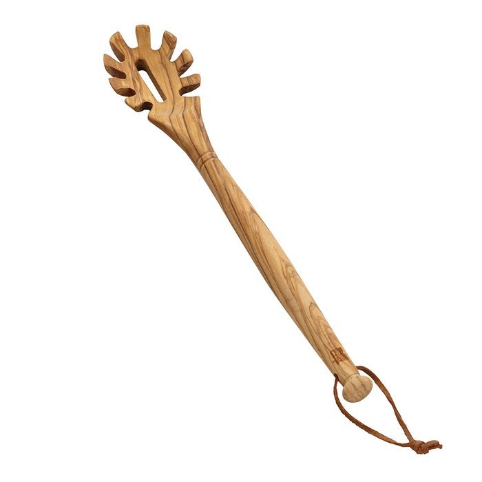 Sabatier Olive Wood Spaghetti Fork, 14" N2