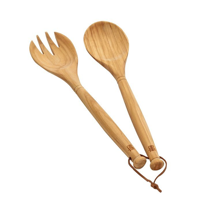 Sabatier Olive Wood Spaghetti Fork, 14" N4