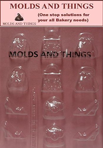 Molds and Things SMALL PURSES AND SHOES Chocolate candy mold