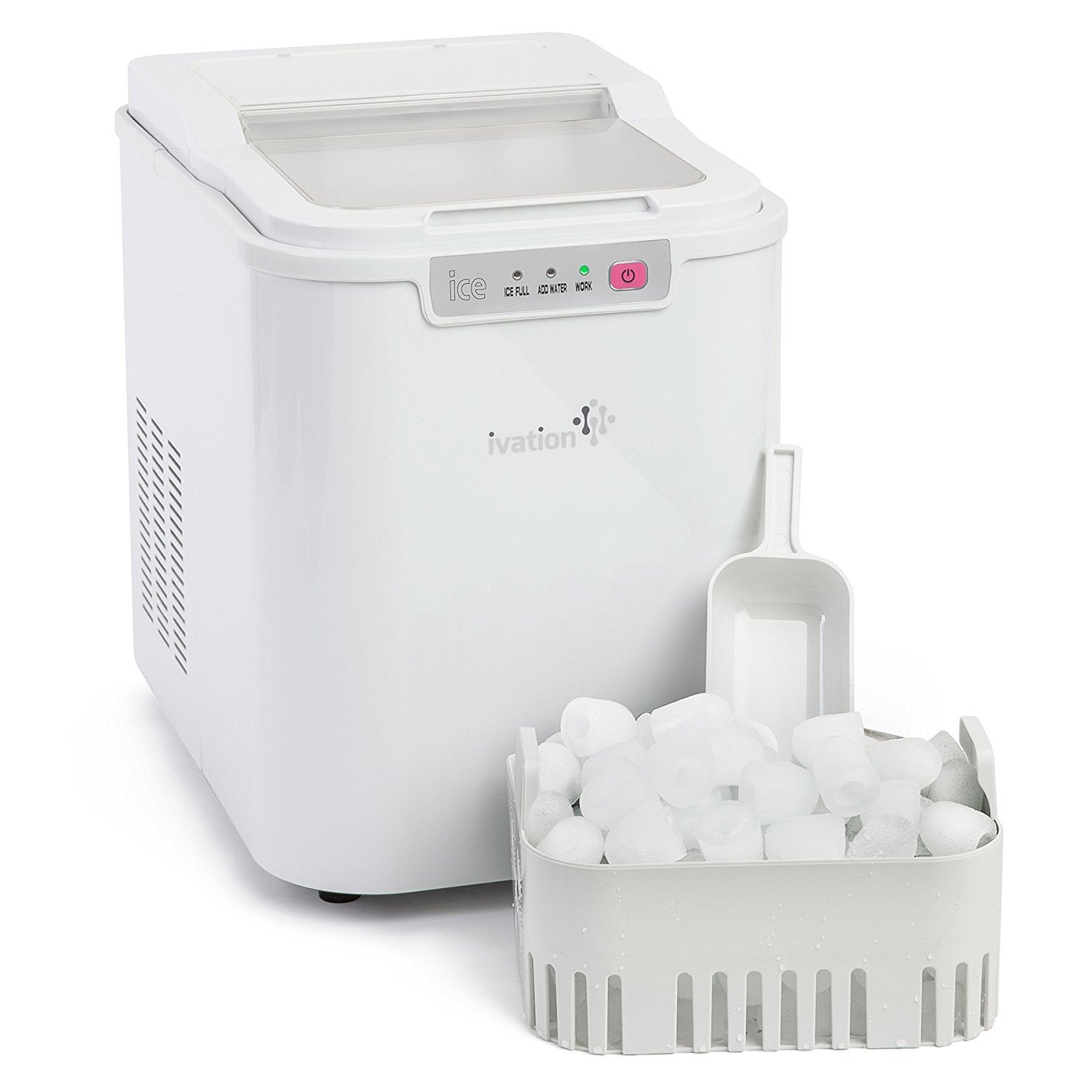 Ivation Portable Compact High Capacity Household Ice Maker Features 2