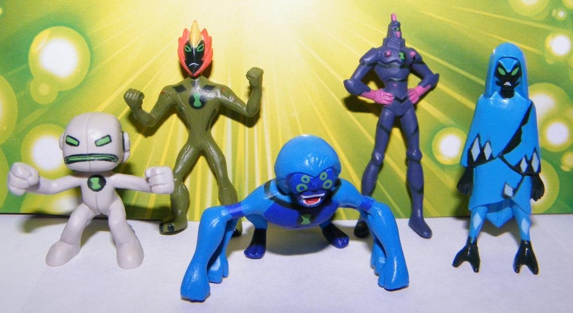 Ben 10 Alien Force Figures - Vending Machine Toys N4 free image download